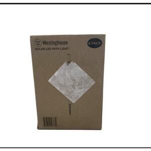 Westinghouse Solar Lights Outdoor LED Garden Path Lighting Waterproof 8 Pk New
